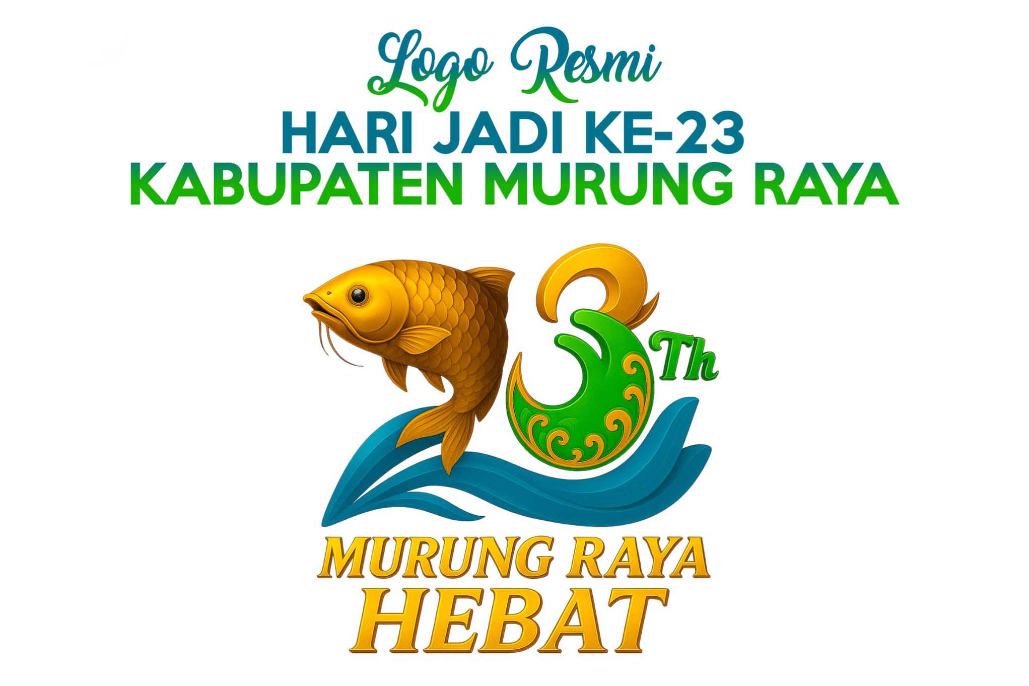 Logo Resmi, Hari Jadi Ke – 23 Kabupaten Murung Raya