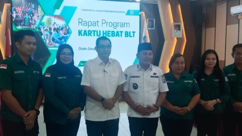 Murung Raya Matangkan Penyaluran Kartu Hebat BLT, Fokus Tepat Sasaran