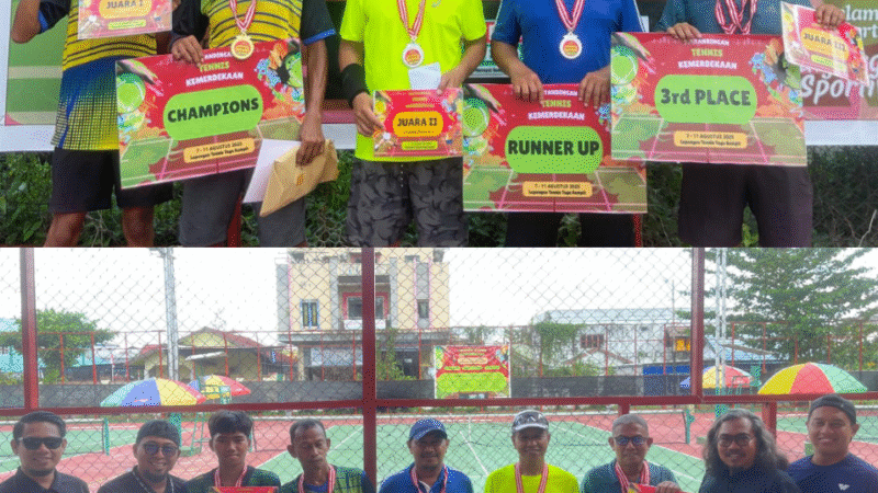 Dardiansyah- Fendy Sabet Juara 1 Tennis Champions Cup