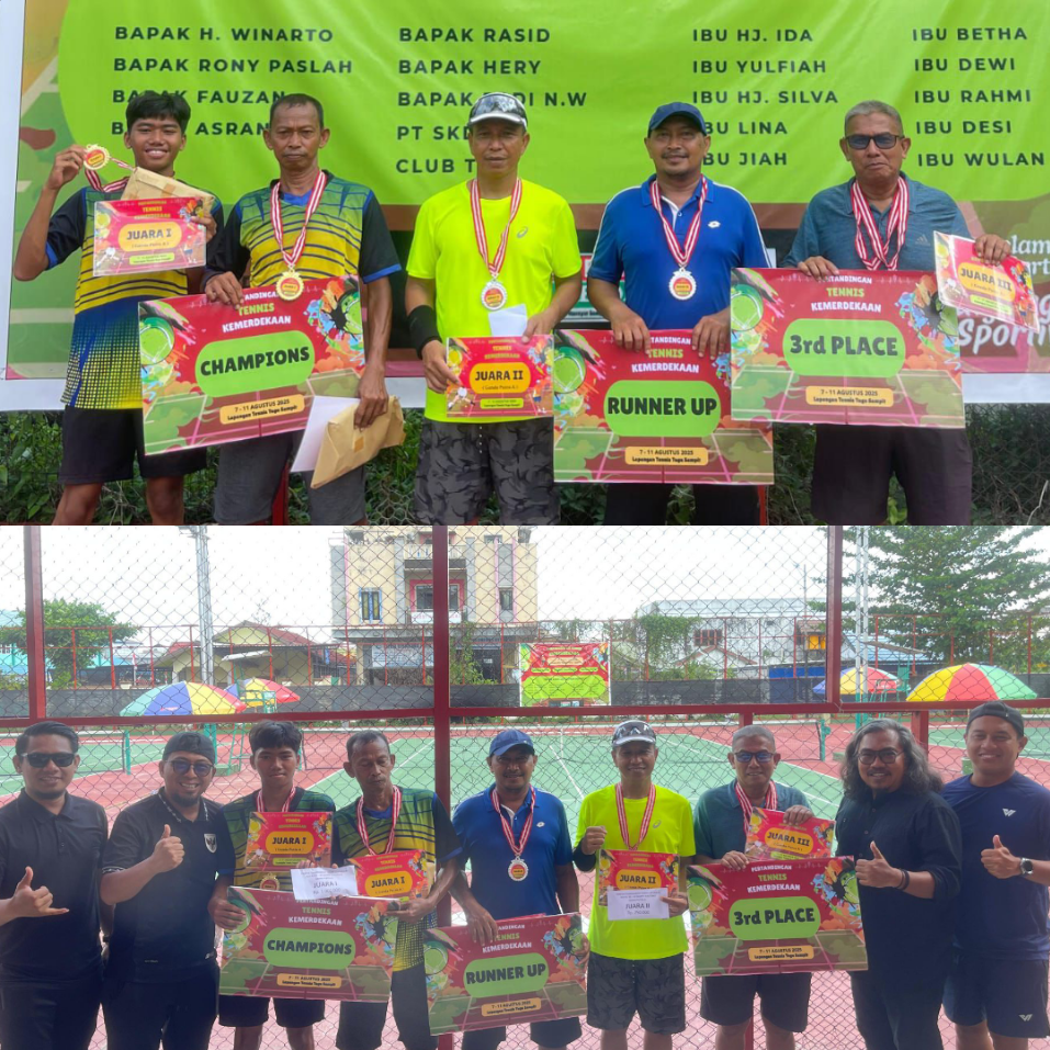 Dardiansyah- Fendy Sabet Juara 1 Tennis Champions Cup