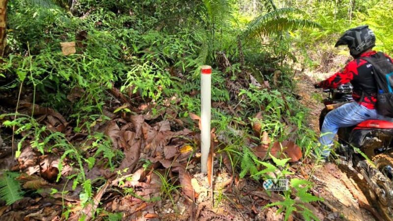 Pemerintah Kecamatan Murung Laksanakan Pemantauan Tata Batas Antar Desa