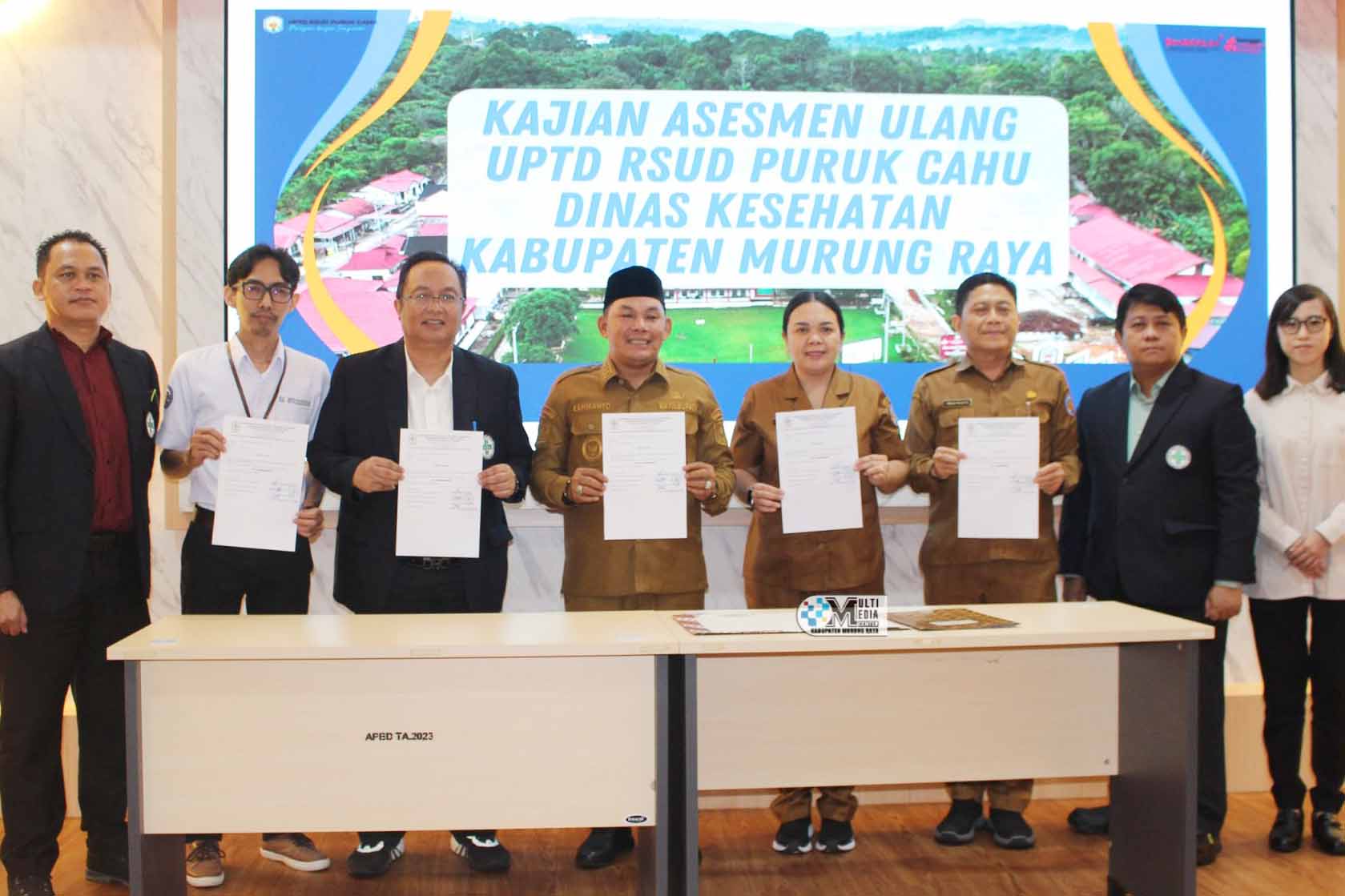 Wabup Mura Hadiri Kajian Asesmen Ulang UPTD RSUD Puruk Cahu