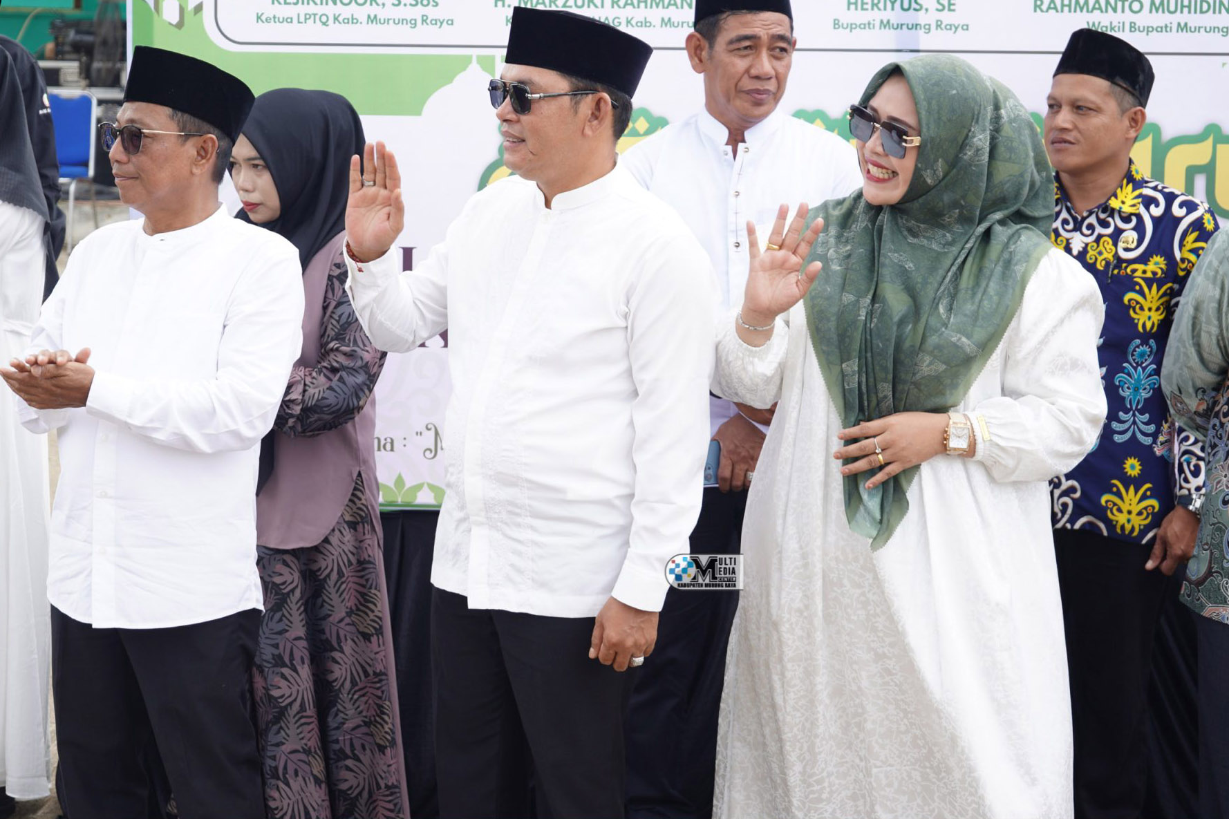 Pelepasan Peserta Pawai Ta’aruf STQ Ke – XII Tingkat Kabupaten Murung Raya