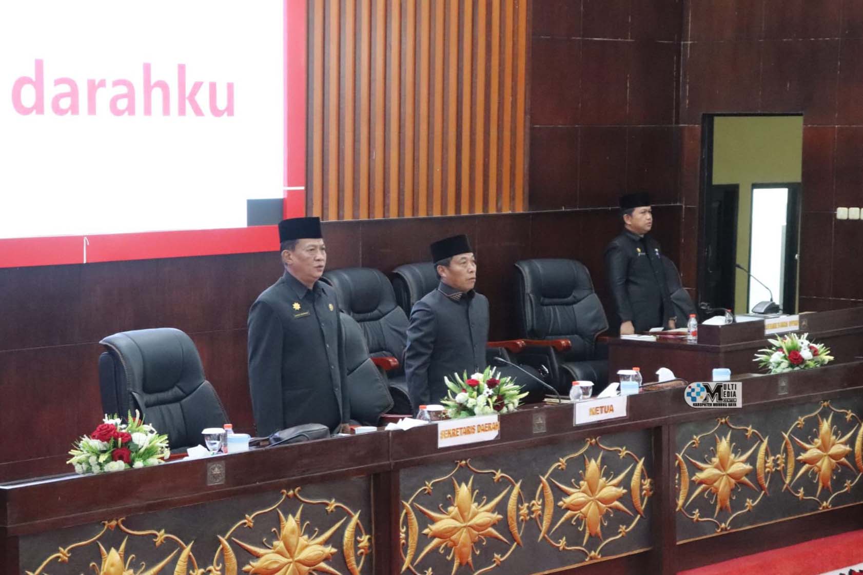Rapat Paripurna DPRD Mura Dengarkan Pemandangan Umum Fraksi Terhadap Tiga Raperda