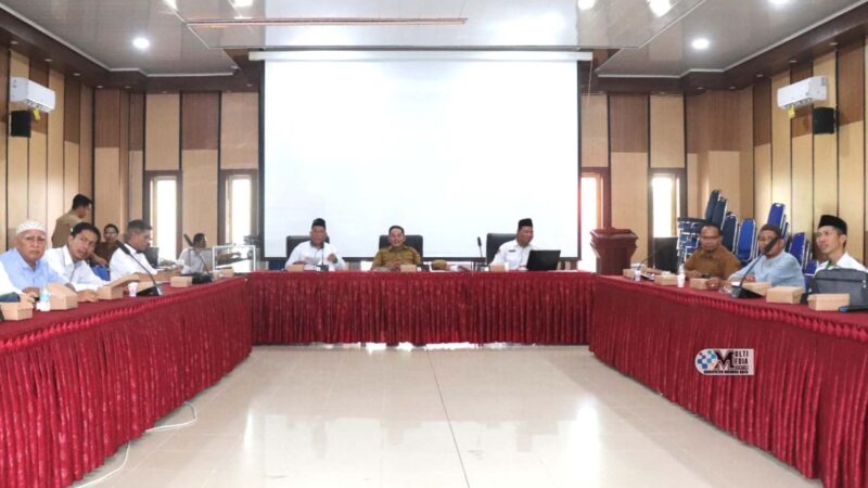 Wakil Bupati Murung Raya Hadiri Rapat Finalisasi Badan Pengelola Masjid Agung Puruk Cahu