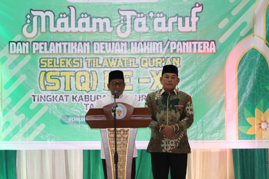 Bupati dan Wakil Bupati Hadiri Gelaran Malam Ta’aruf Sambut Pelaksanaan STQ Ke-XII Tingkat Kab. Mura