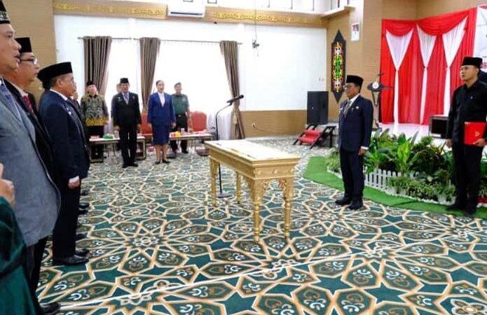 Bupati Lantik 14 Pejabat Tinggi Pratama di Lingkungan Pemkab Mura