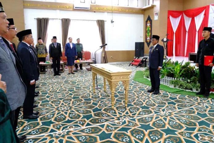 Bupati Lantik 14 Pejabat Tinggi Pratama di Lingkungan Pemkab Mura