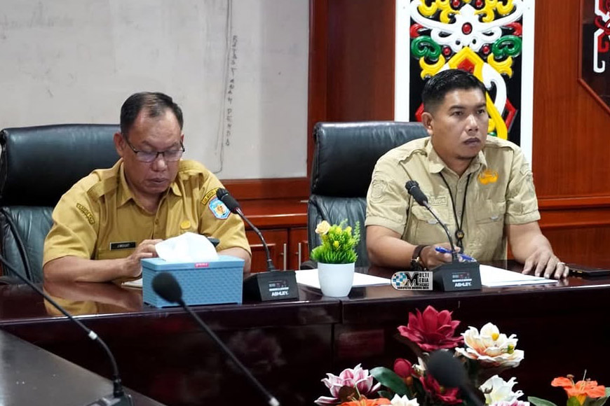 Pemkab Mura Ikuti Webinar Pembentukan Posbakum Desa/ Kelurahan Se-Kalteng