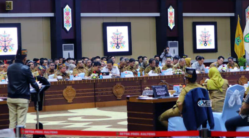 Bupati Mura Hadiri Rakor Optimalisasi PAD Sektor Pertambangan se-Kalteng