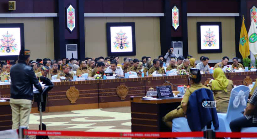 Bupati Mura Hadiri Rakor Optimalisasi PAD Sektor Pertambangan se-Kalteng