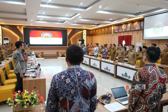 KPK Gelar Rakor Pemantauan dan Evaluasi Perbaikan Tata Kelola Pemkab Mura