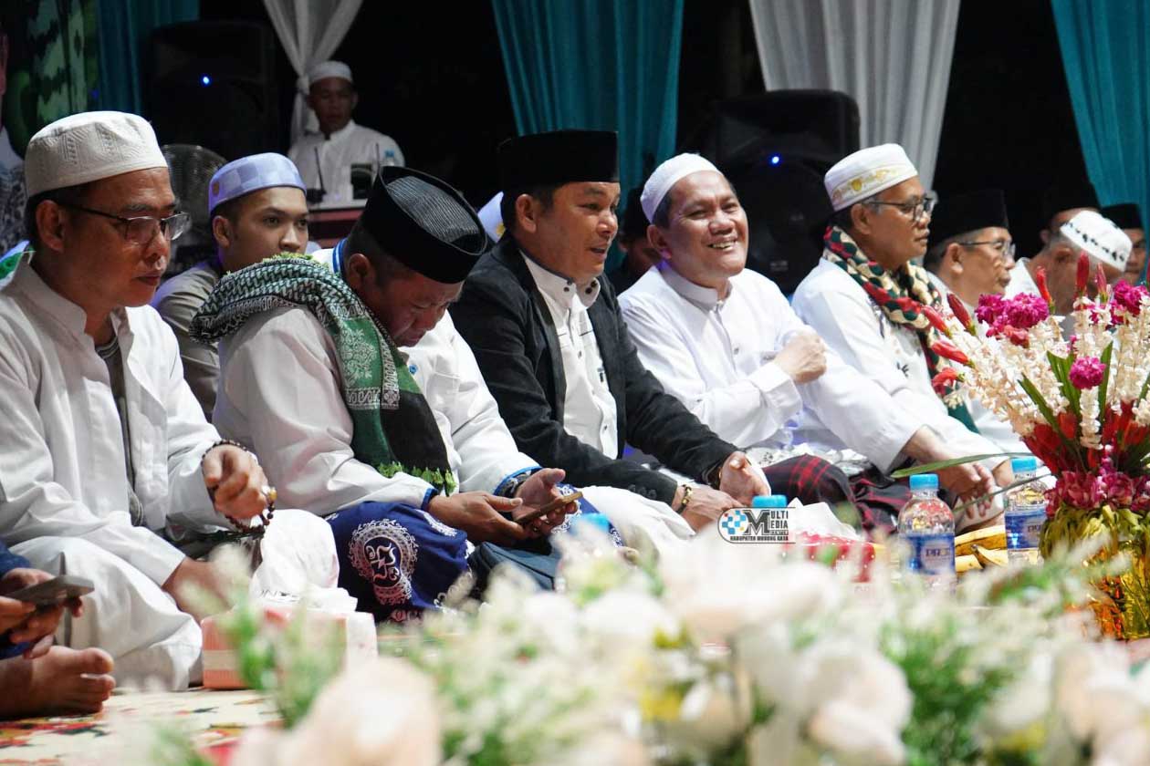 Wakil Bupati Murung Raya Hadiri Tabligh Akbar Mangkahui Bersholawat