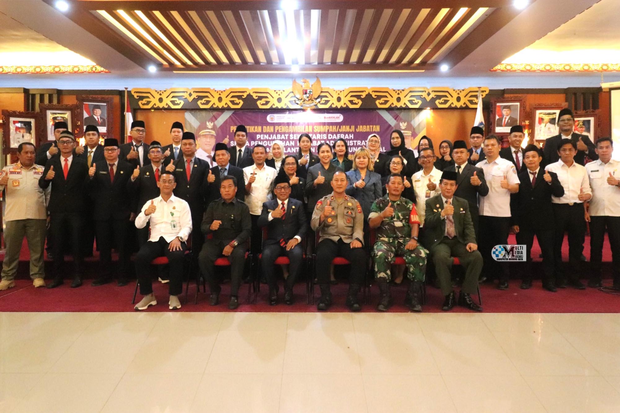 Sarwo Mintarjo Dilantik Sebagai Pj Sekda Mura Bersama 59 Pejabat Lainnya