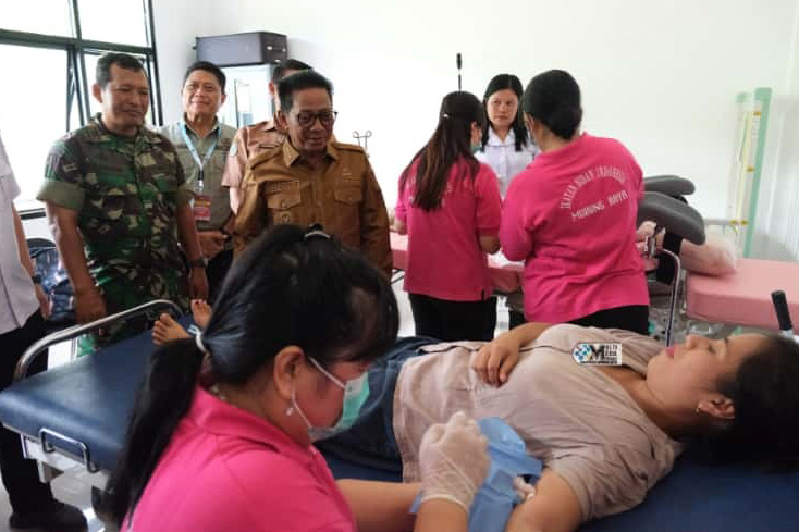 Tingkatkan Layanan Kesehatan, Bupati Mura Resmikan Puskesmas Lopo Mambuh di Desa Mantiat Pari