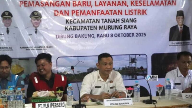 Pemkab Mura Gelar Sosialisasi Ketenagalistrikan di Kecamatan Tanah Siang
