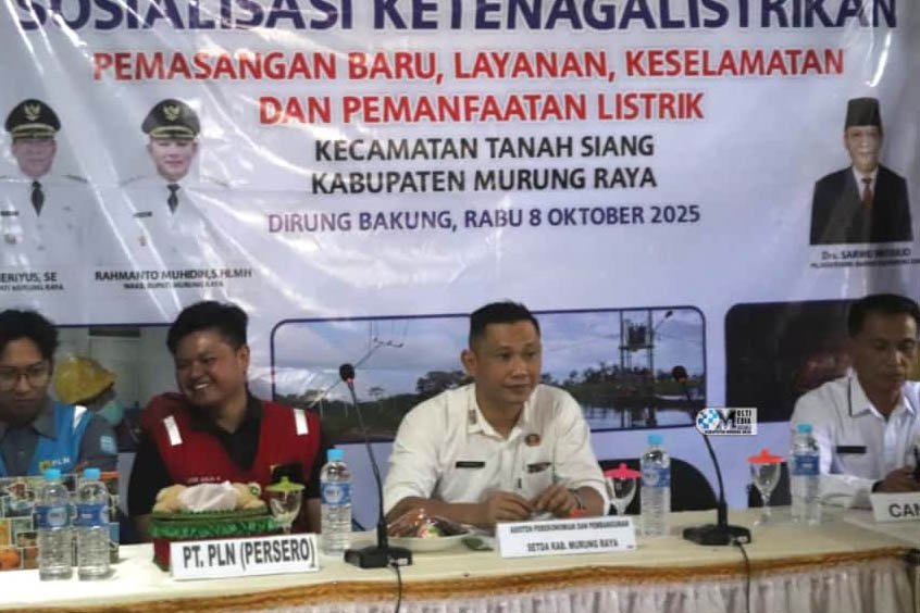Pemkab Mura Gelar Sosialisasi Ketenagalistrikan di Kecamatan Tanah Siang