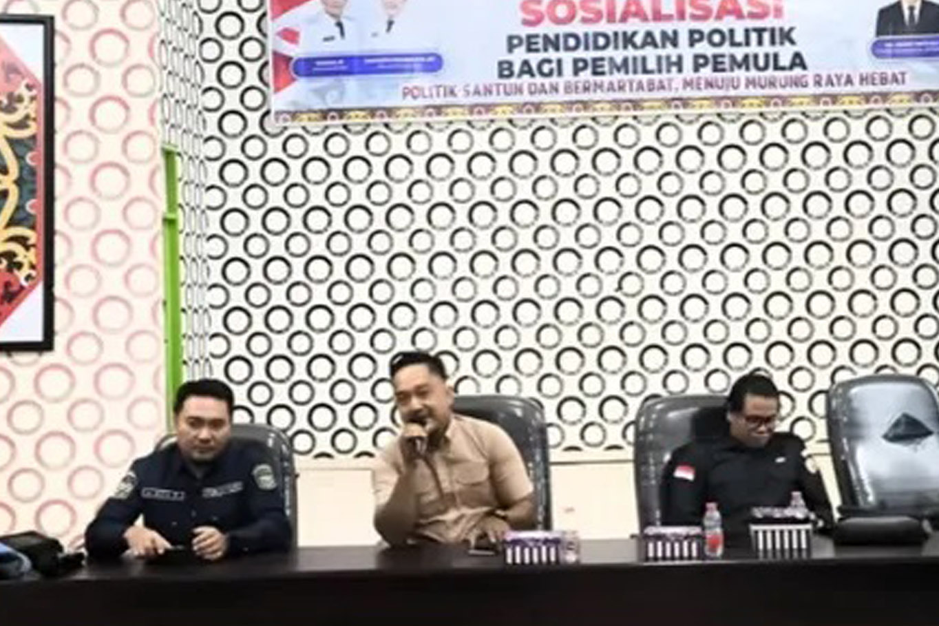 Pemkab Mura Gelar Sosialisasi Pendidikan Politik Bagi Pemilih Pemula