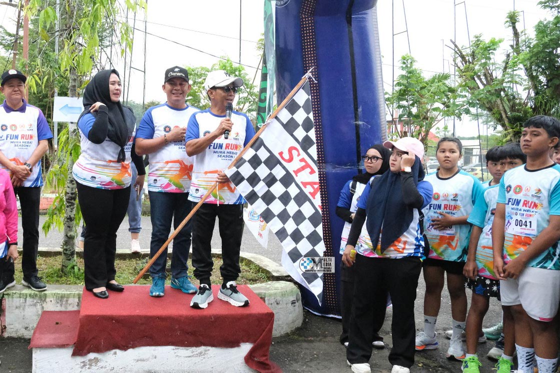 Bupati Heriyus : Fun Run Murung Raya Hebat Sarana Tingkatkan Kesadaran Berolahraga