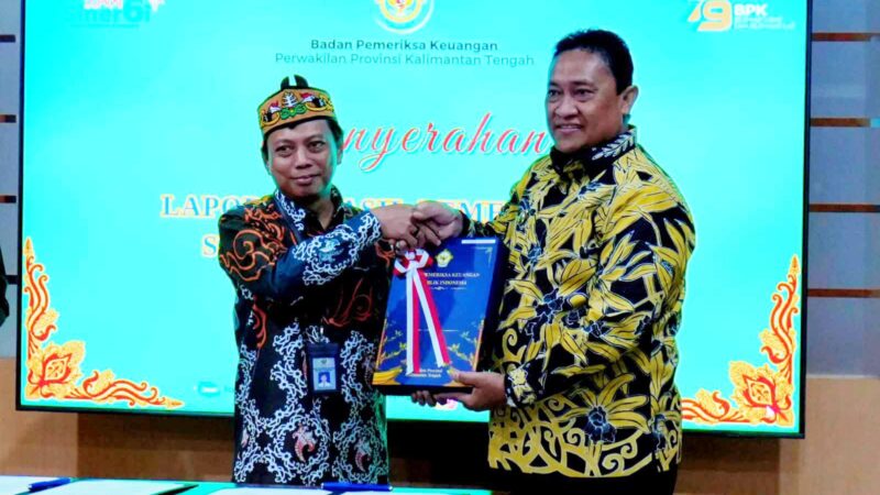 BPK Perwakilan Kalteng Serahkan LHP Semester II Tahun 2025 Kepada Wakil Gubernur