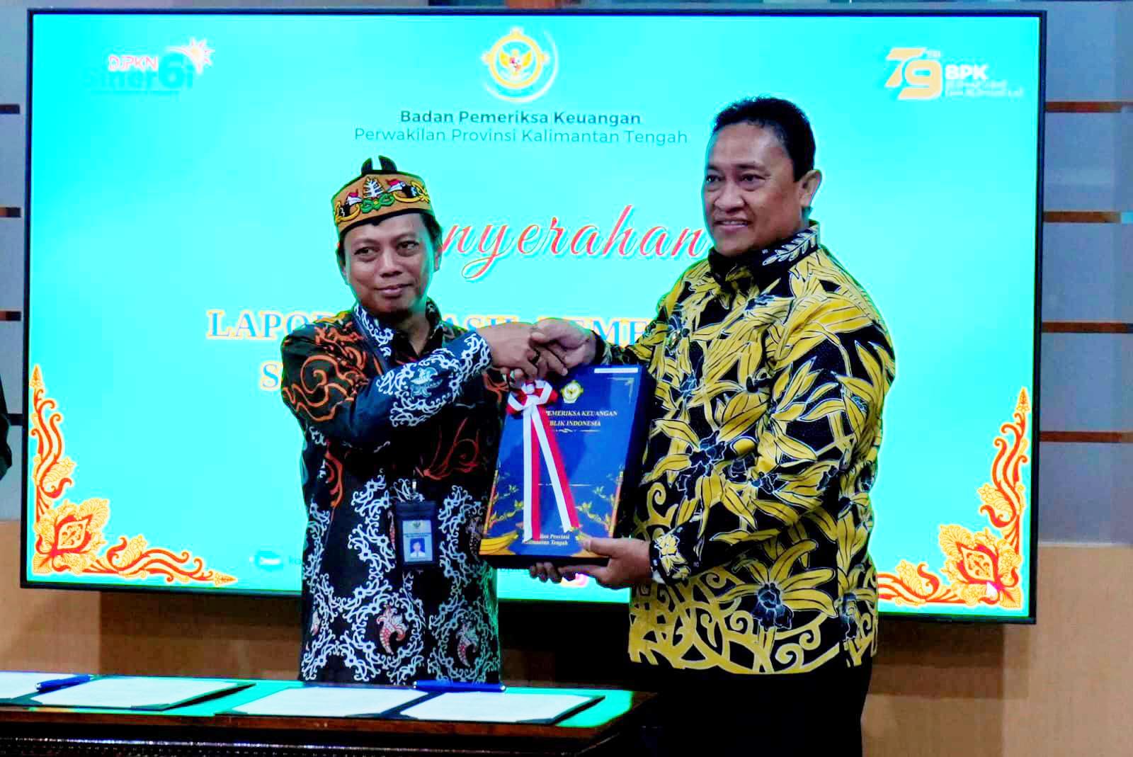 BPK Perwakilan Kalteng Serahkan LHP Semester II Tahun 2025 Kepada Wakil Gubernur
