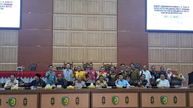 Rapat Gabungan DPRD Bersama Pemkot Palangka Raya dan BPJS Kesehatan