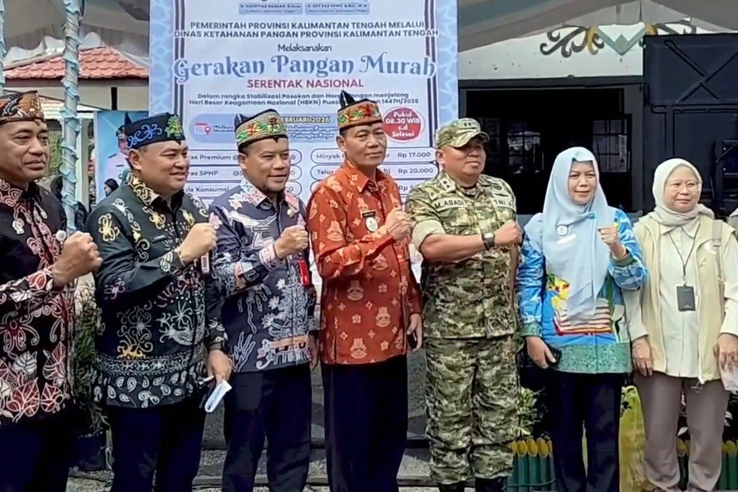 Jaga Stabilitas Harga Jelang HBKN, Dinas Hanpang Kalteng Turut Menggelar GPM Serentak Nasional