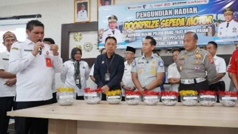 Taat Pajak, BAPENDA Kalteng Siapkan Doorprize 15 Unit Sepeda Motor untuk 13 Kabupaten dan 1 Kota di Kalteng