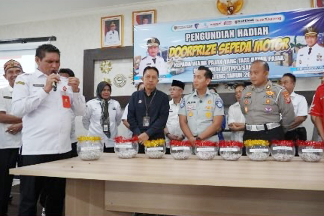 Taat Pajak, BAPENDA Kalteng Siapkan Doorprize 15 Unit Sepeda Motor untuk 13 Kabupaten dan 1 Kota di Kalteng