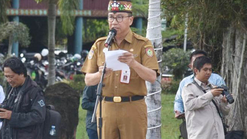 Masuki Purnatugas, Plt Sekda Kalteng Pamit di Hadapan Gubernur dan 4.497 ASN