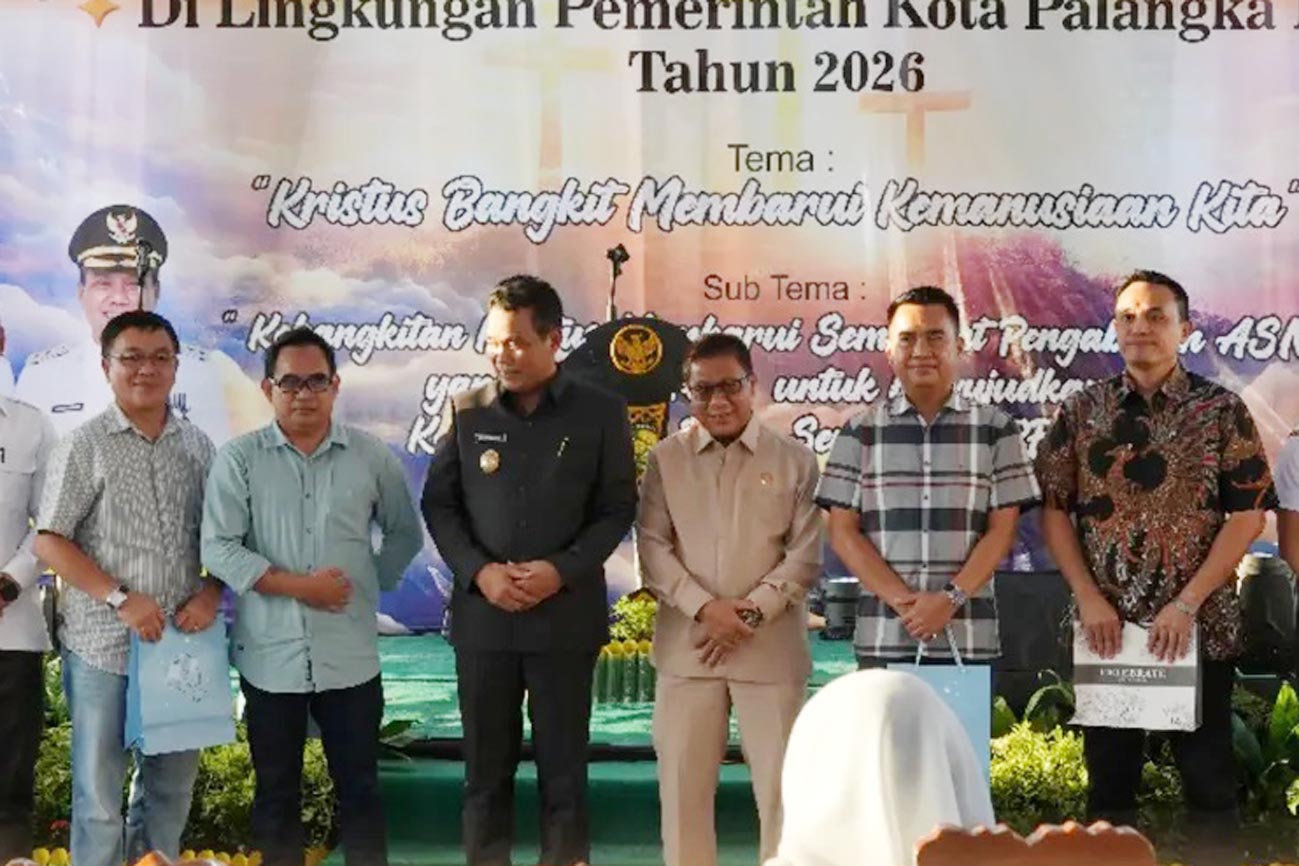 Subandi Hadiri Perayaan Paskah di Rumah Aspirasi Sekretariat DPRD Palangka Raya