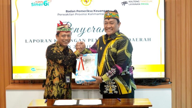 Serahkan LKPD Unaudited 2025 Kepada BPK Perwakilan Kalteng, Pemprov Kalteng Optimis Raih Kembali WTP