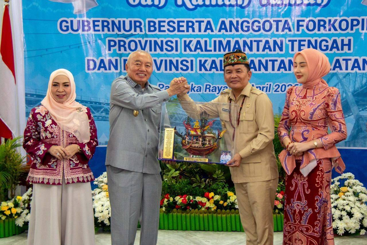 Gubernur beserta Forkopimda Kalsel Silaturahmi ke Gubernur Kalteng
