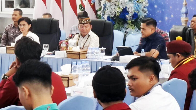 Gubernur Kalteng Lakukan Silahturahmi Bersama Organisasi Kepemudaan dan Mahasiswa