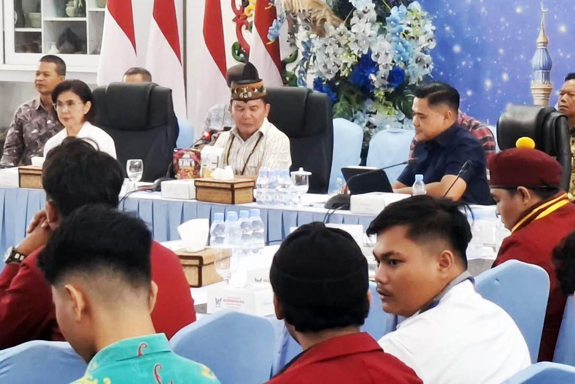 Gubernur Kalteng Lakukan Silahturahmi Bersama Organisasi Kepemudaan dan Mahasiswa