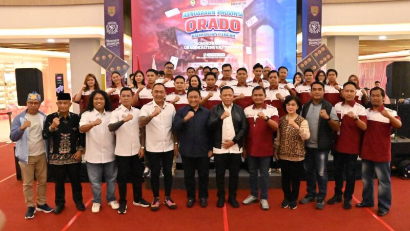 Wagub Edy Pratowo Hadiri Pelantikan Pengurus Federasi ORADO Kalteng 2026–2030