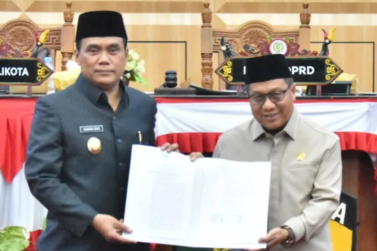 Penyampaian Rekomendasi DPRD Terhadap LKPJ Wali Kota Palangka Raya Tahun Anggaran 2025
