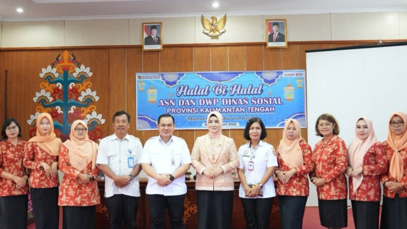 Dinsos Kalteng Gelar Halal Bihalal ASN dan DWP Persatuan