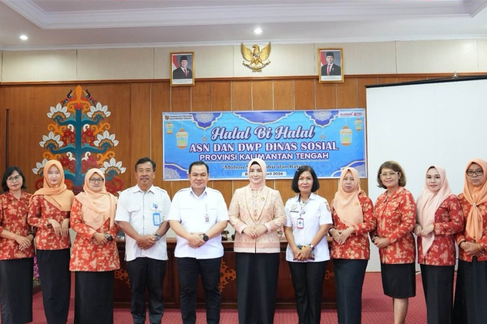 Dinsos Kalteng Gelar Halal Bihalal ASN dan DWP Persatuan
